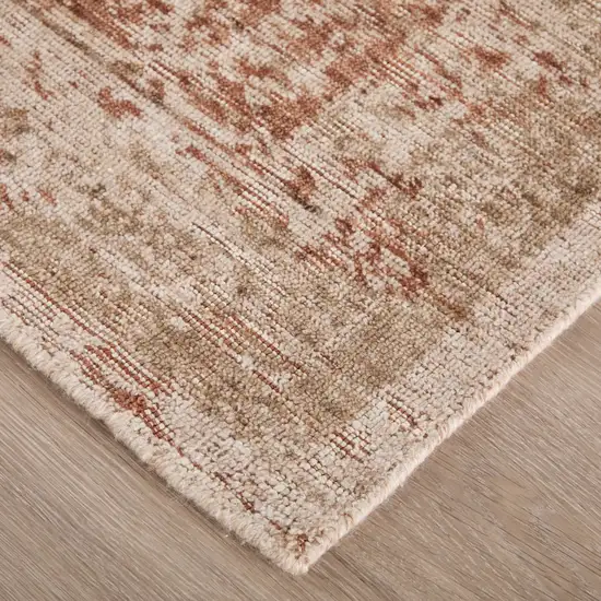 Blue And Ivory Oriental Hand Woven Area Rug Photo 7