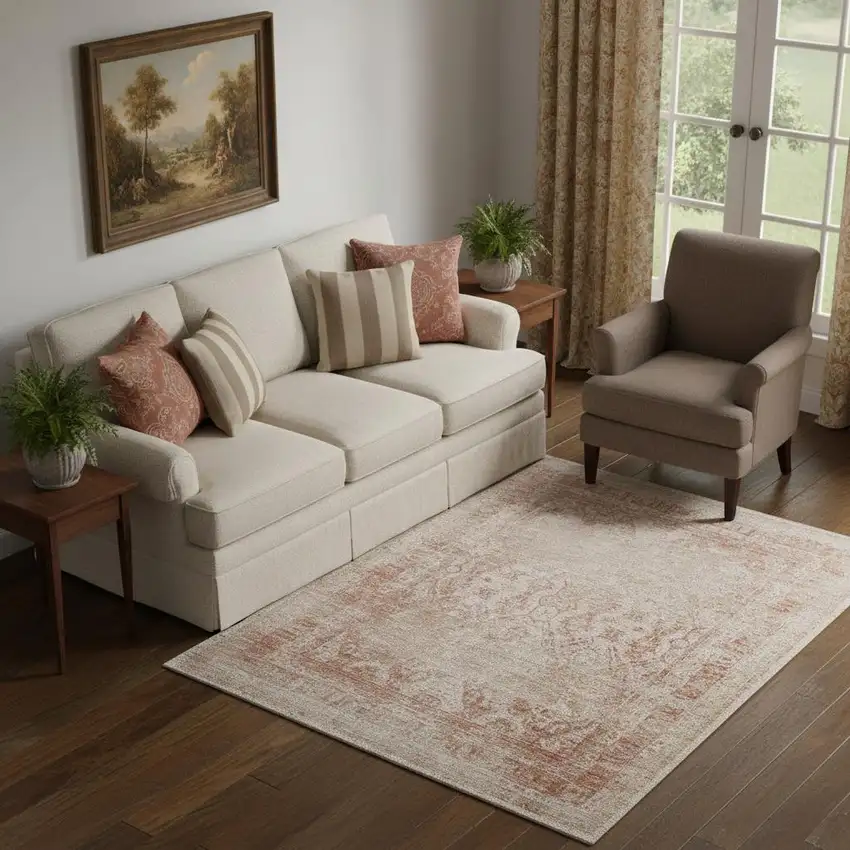 Blue And Ivory Oriental Hand Woven Area Rug Photo 1