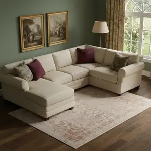 Photo of Blue And Ivory Oriental Hand Woven Area Rug