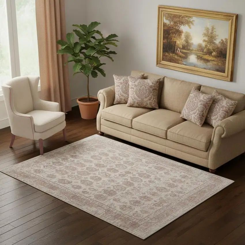 Blue And Ivory Oriental Hand Woven Area Rug Photo 1