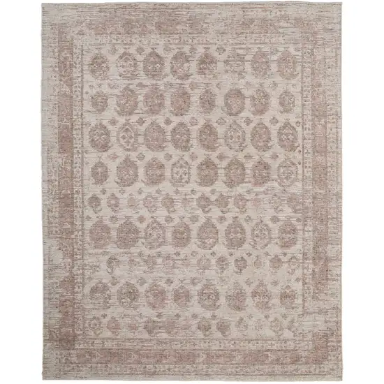 Blue And Ivory Oriental Hand Woven Area Rug Photo 2