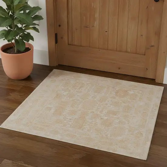 Blue And Ivory Oriental Hand Woven Area Rug Photo 1