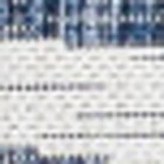 Blue And Ivory Striped Indoor Outdoor Area Rug Photo 3