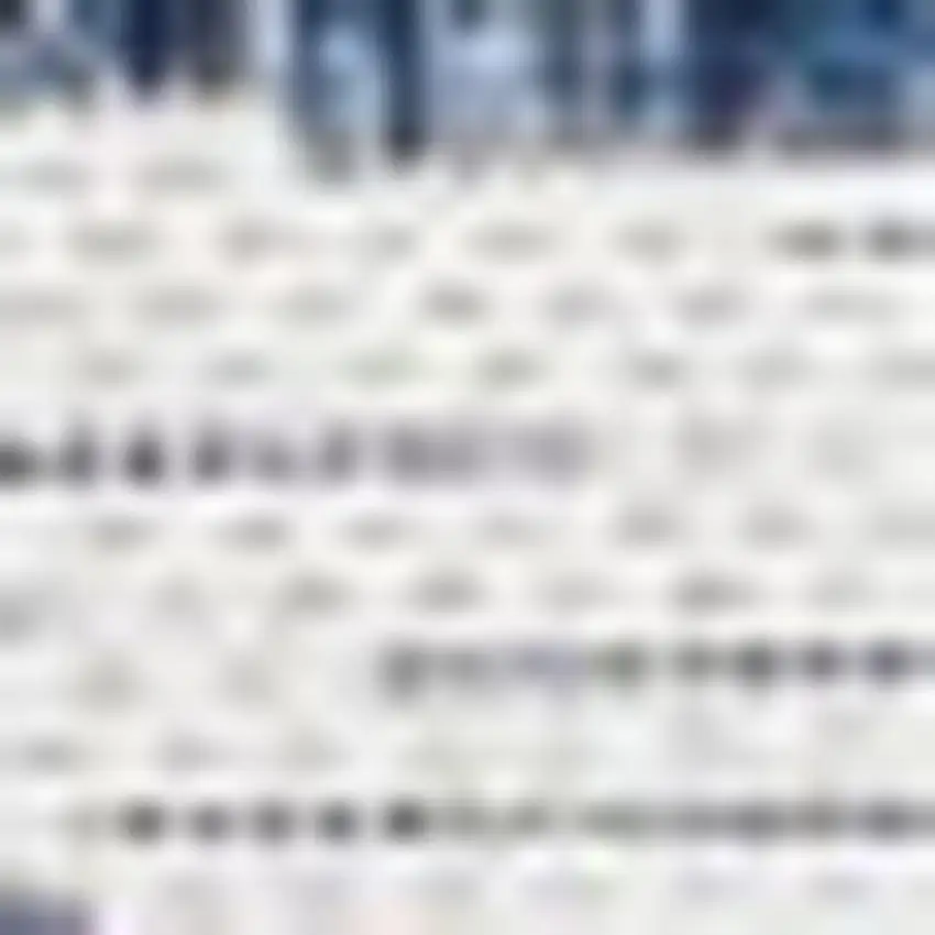 Blue And Ivory Striped Indoor Outdoor Area Rug Photo 2