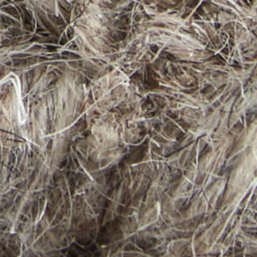 Blue And Ivory Wool Abstract Hand Tufted Area Rug Photo 3