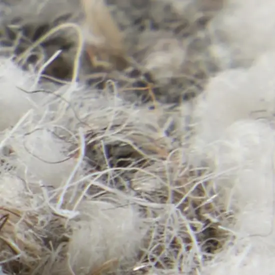 Blue And Ivory Wool Abstract Hand Tufted Area Rug Photo 3