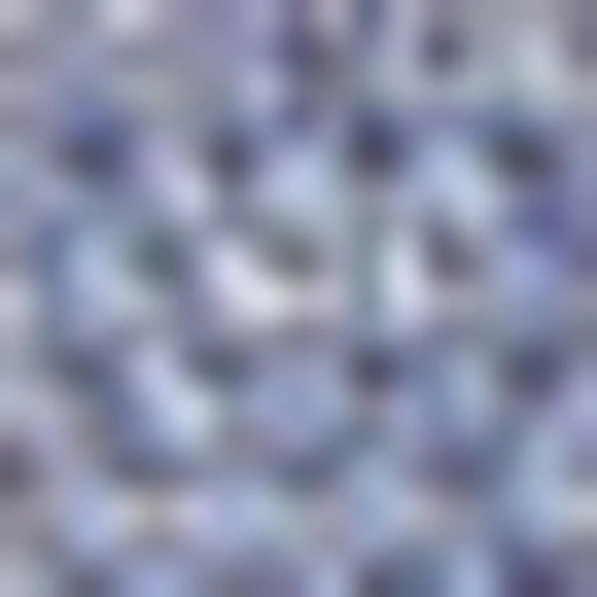 Blue And Light Gray Striped Indoor Outdoor Area Rug Photo 2