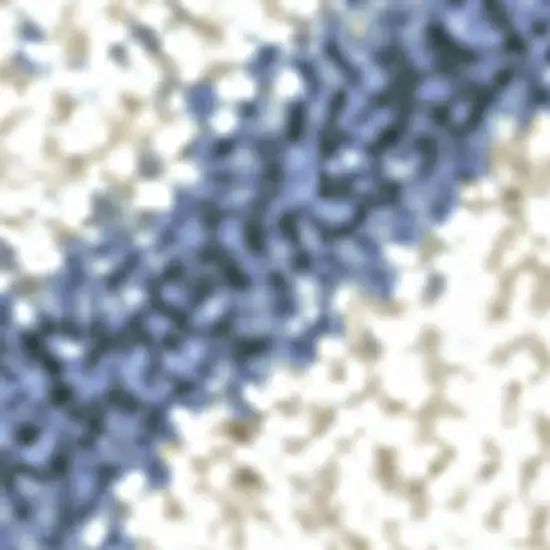 Blue And Off White Trellis Washable Area Rug With UV Protection Photo 4