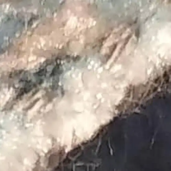 Blue And Orange Abstract Distressed Area Rug Photo 4