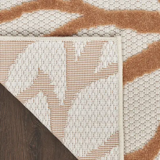 Ivory Green And Blue Indoor Outdoor Area Rug Photo 5