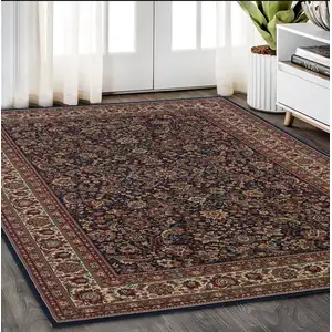 Photo of Blue And Red Oriental Area Rug