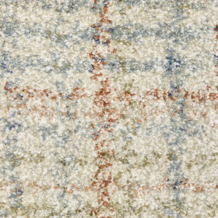 Blue And Rust Plaid Area Rug Photo 9