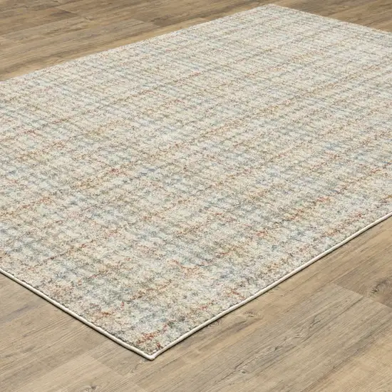 Blue And Rust Plaid Area Rug Photo 7