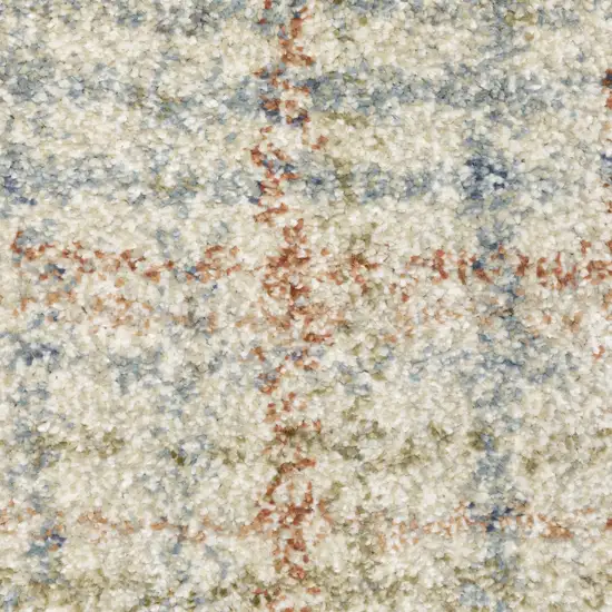 Blue And Rust Plaid Area Rug Photo 9