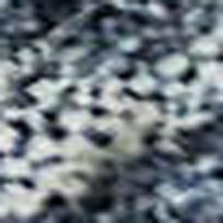 Blue And Silver Abstract Washable Area Rug With UV Protection Photo 2