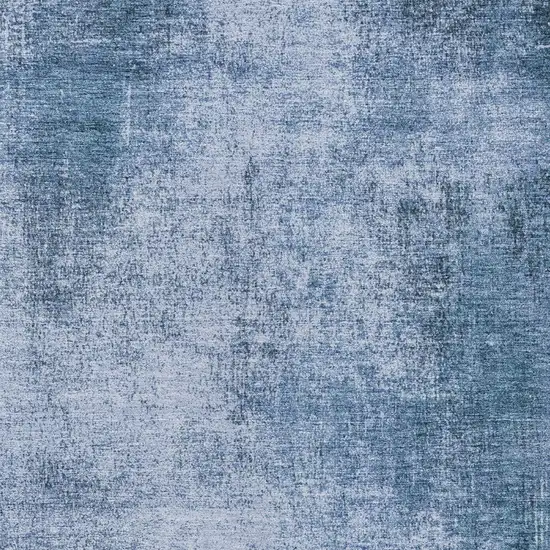 Blue And Sky Blue Abstract Washable Indoor Outdoor Area Rug Photo 9
