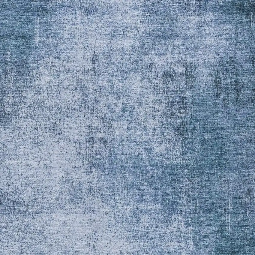 Blue And Sky Blue Abstract Washable Indoor Outdoor Area Rug Photo 3