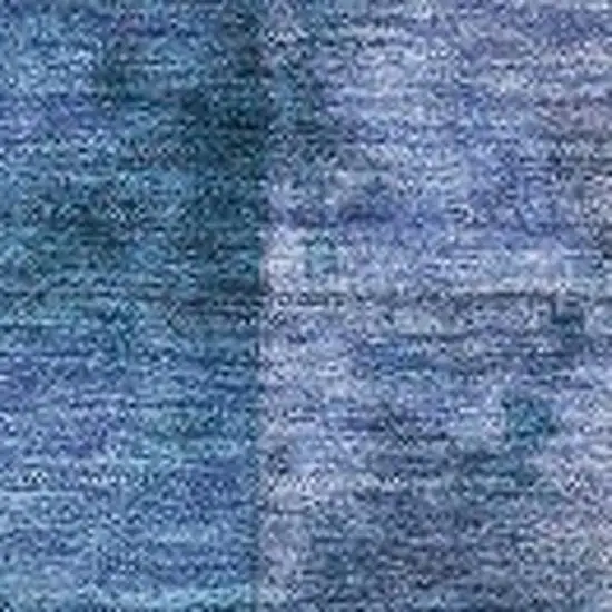 Blue And Sky Blue Abstract Washable Indoor Outdoor Area Rug Photo 3