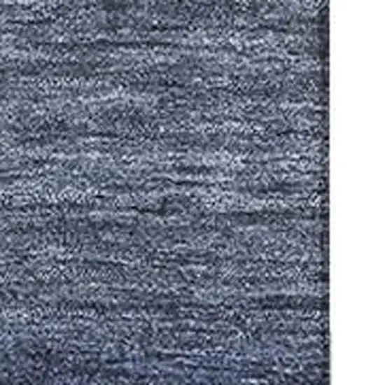 Blue And Sky Blue Striped Washable Area Rug With UV Protection Photo 2