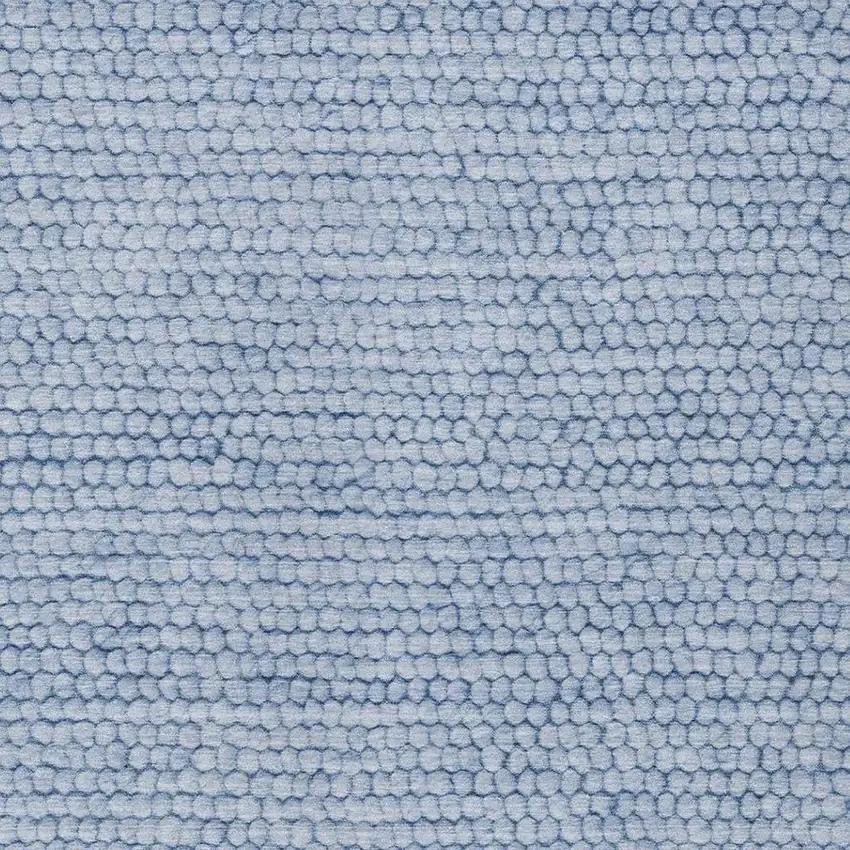 Blue And Sky Blue Striped Washable Indoor Outdoor Area Rug Photo 3
