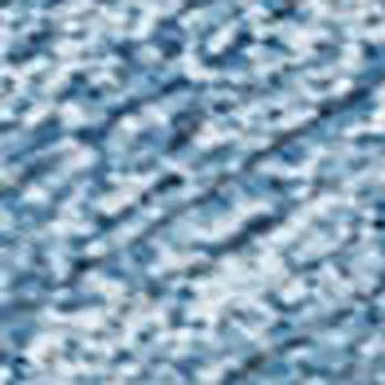 Blue And Teal Blue Geometric Washable Indoor Outdoor Area Rug Photo 1