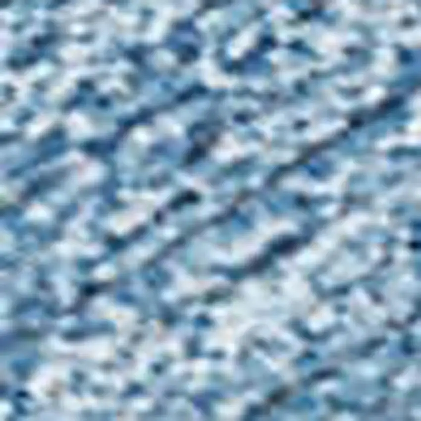 Blue And Teal Blue Geometric Washable Indoor Outdoor Area Rug Photo 1