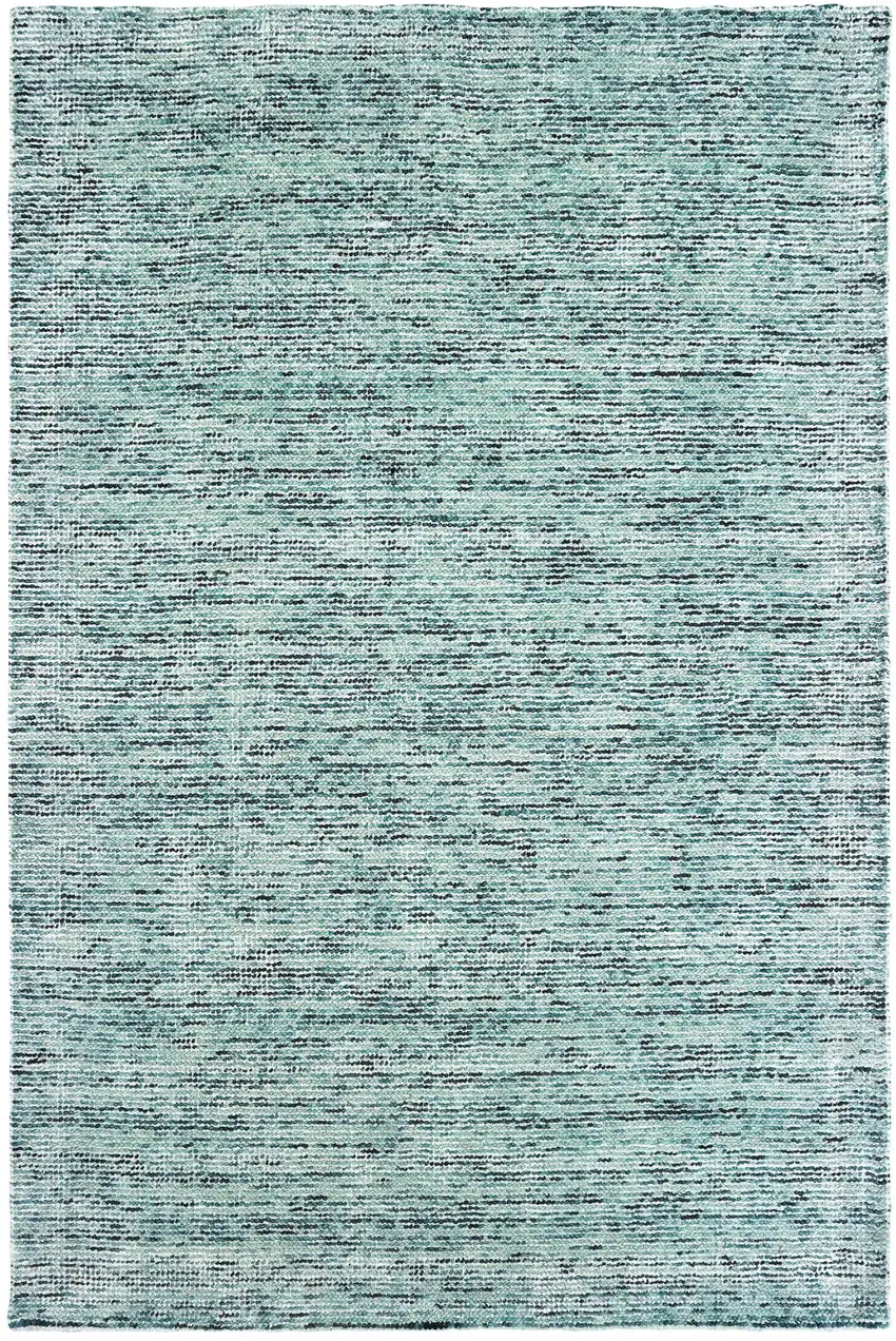 Blue And Teal Hand Tufted Area Rug Photo 2