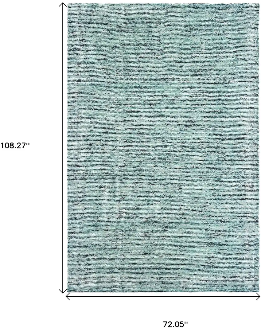 Blue And Teal Hand Tufted Area Rug Photo 3