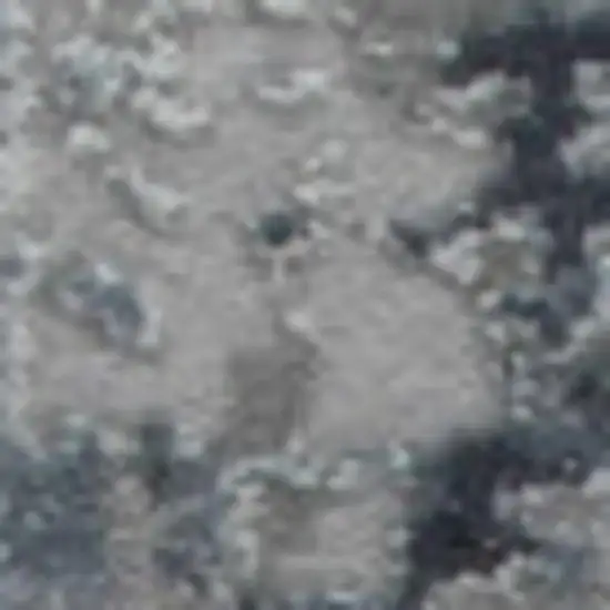 Blue And White Abstract Distressed Area Rug Photo 3