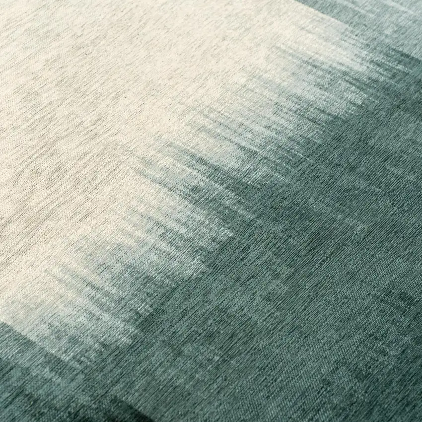 Blue And White Abstract Washable Area Rug With UV Protection Photo 9