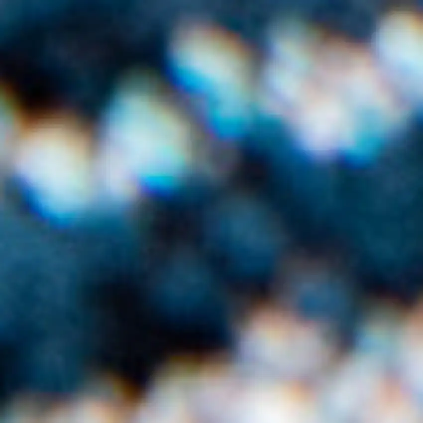 Blue And White Abstract Washable Area Rug Photo 6