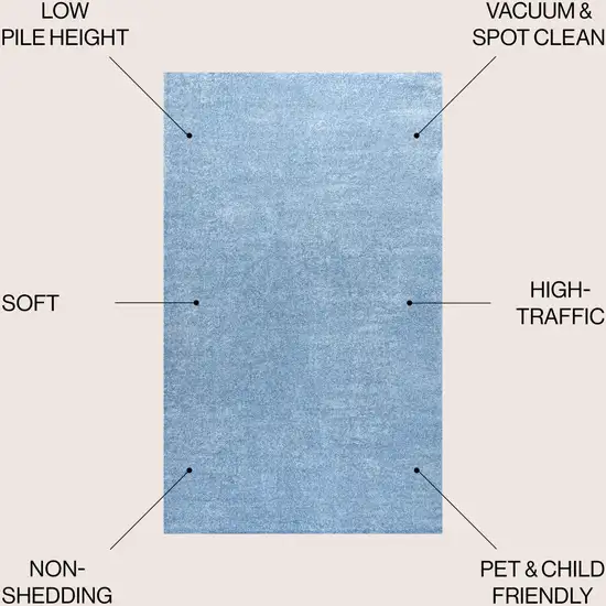 Blue Area Rug Photo 9
