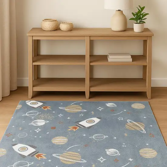 Blue Area Rug Photo 1
