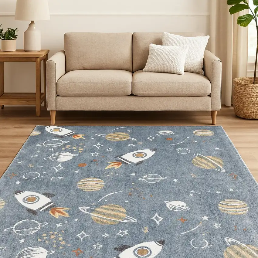 Blue Area Rug Photo 1