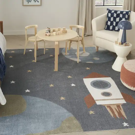 Blue Area Rug Photo 5