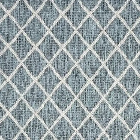 Blue And Gray Indoor Outdoor Area Rug Photo 3