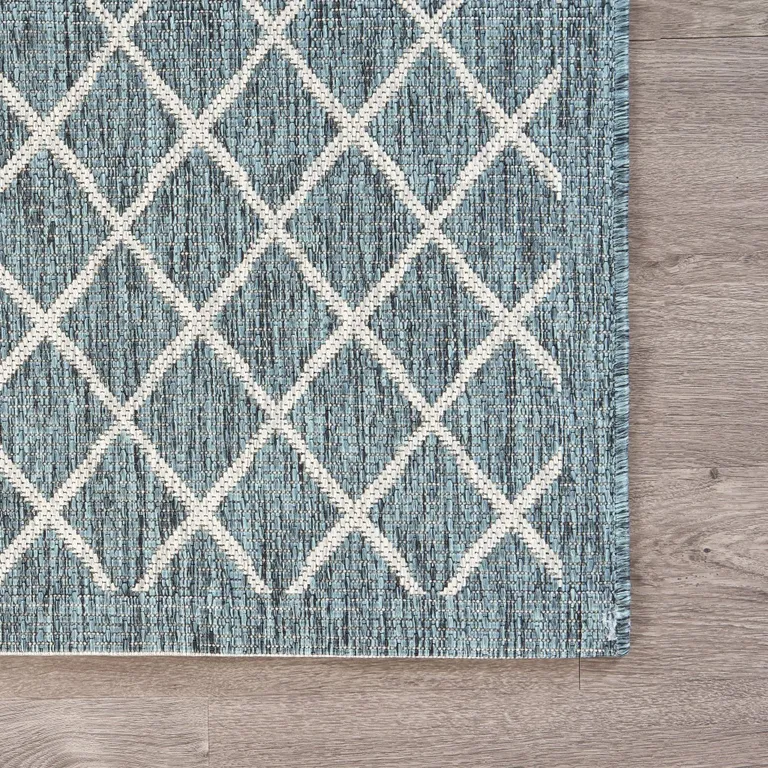 Blue Array Indoor Outdoor Scatter Rug Photo 5