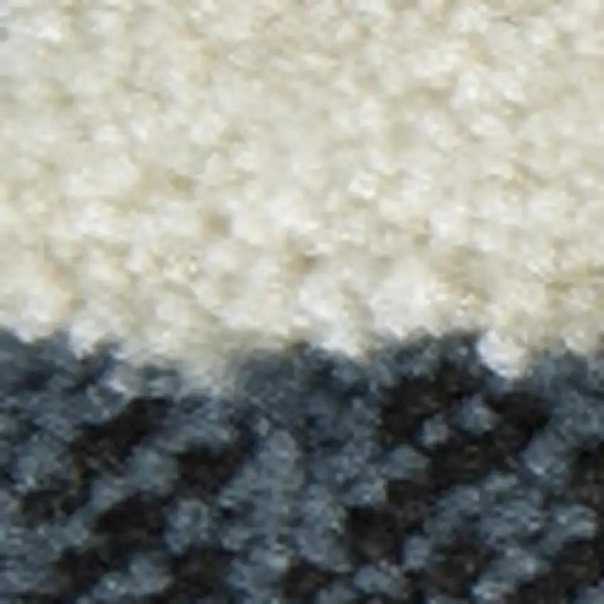 Beige Blue And Gray Geometric Area Rug Photo 7