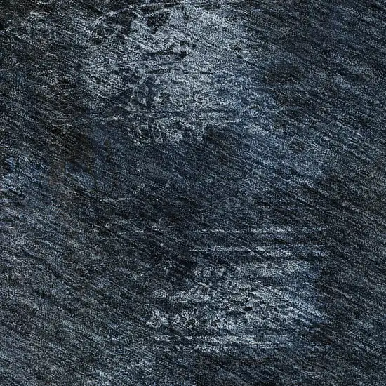 Blue Black And Gray Abstract Washable Area Rug With UV Protection Photo 4