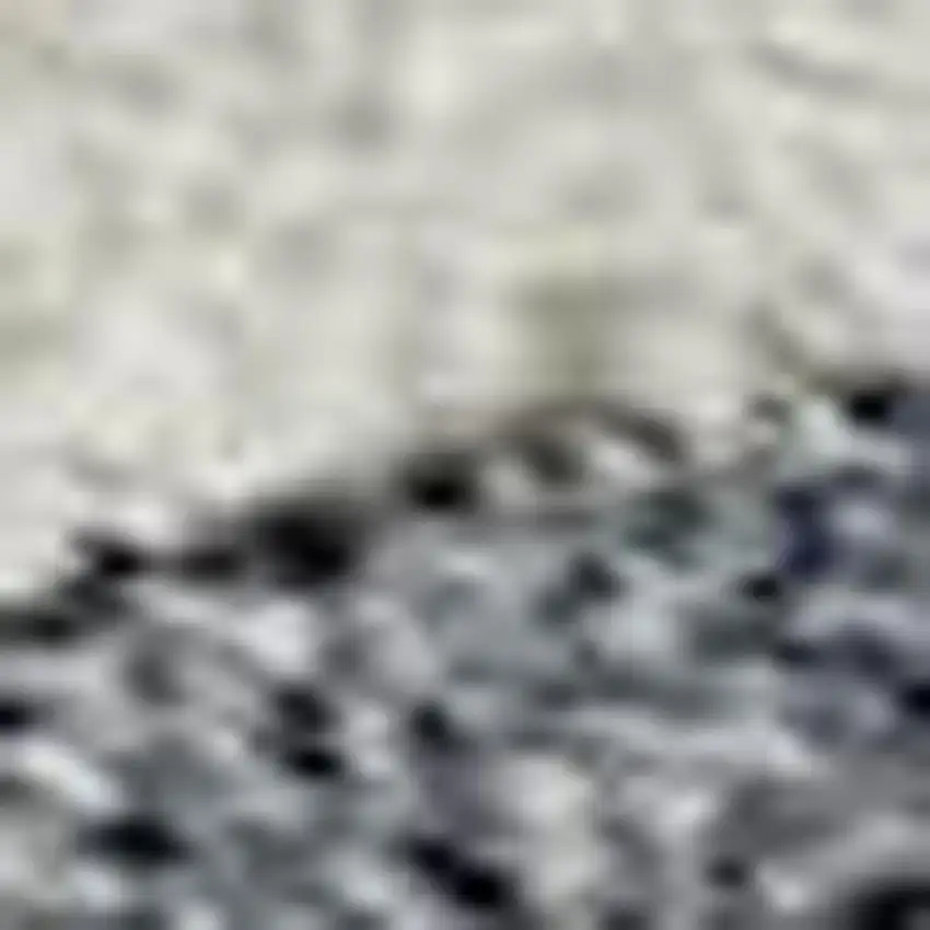 Blue Brown And Taupe Abstract Washable Area Rug With UV Protection Photo 2