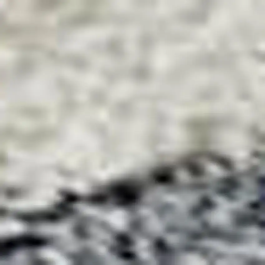 Blue Brown And Taupe Abstract Washable Area Rug With UV Protection Photo 2