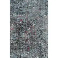 Photo of Blue Chaotic Strokes Area Rug
