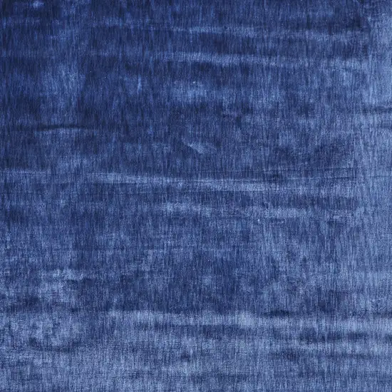 Blue Chevron Hand Woven Area Rug Photo 9