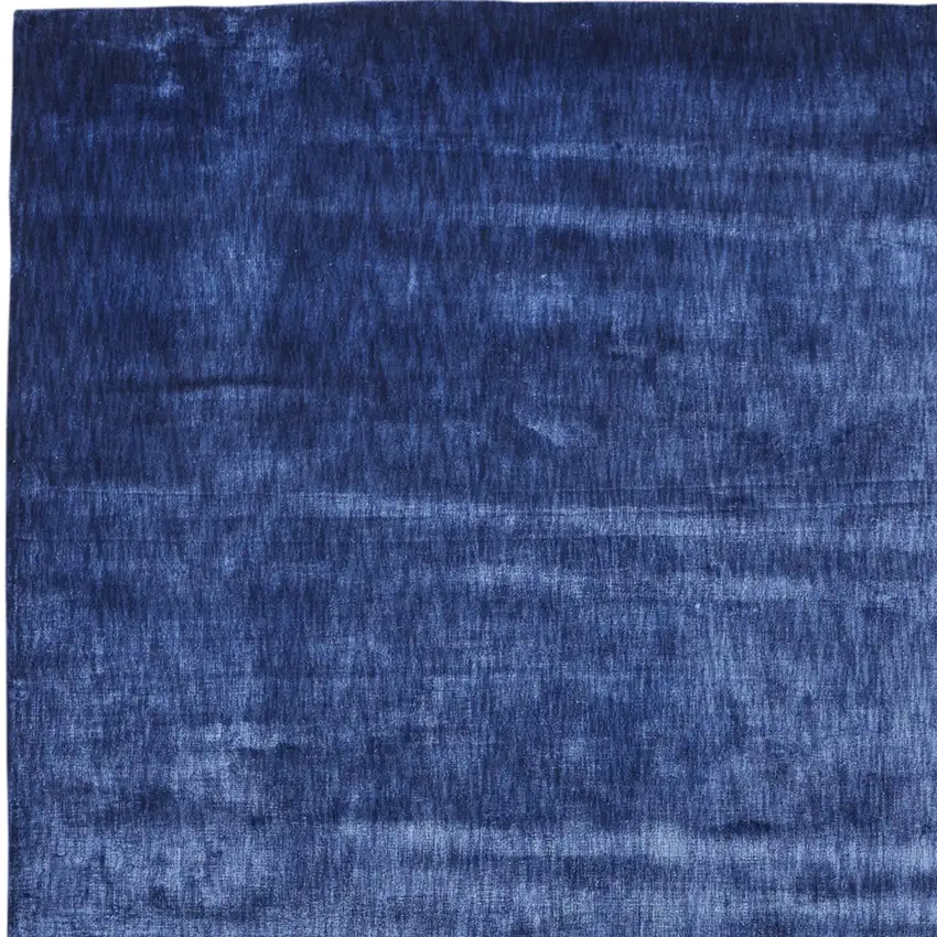Blue Chevron Hand Woven Area Rug Photo 3