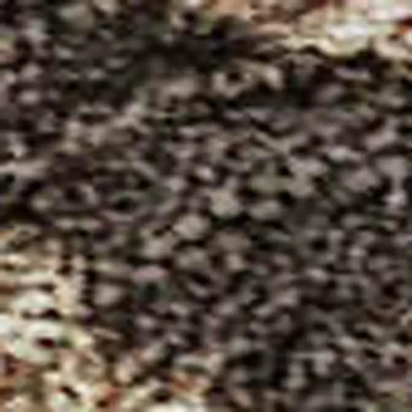 Blue Copper And Gray Abstract Washable Area Rug With UV Protection Photo 2