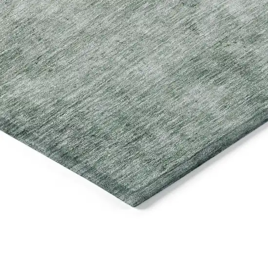 Blue Copper And Gray Abstract Washable Indoor Outdoor Area Rug Photo 5