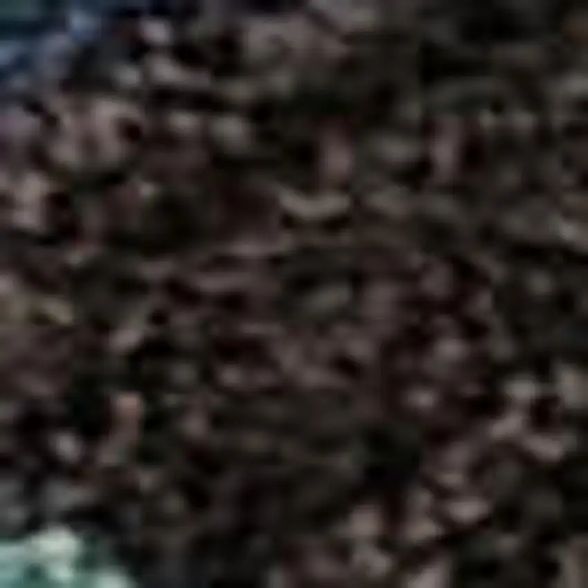 Blue Copper And Ivory Polka Dot Washable Area Rug With UV Protection Photo 2