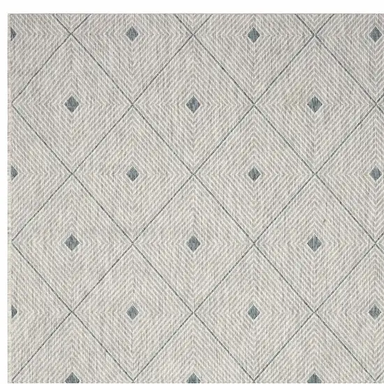 Blue And Gray Indoor Outdoor Area Rug Photo 5