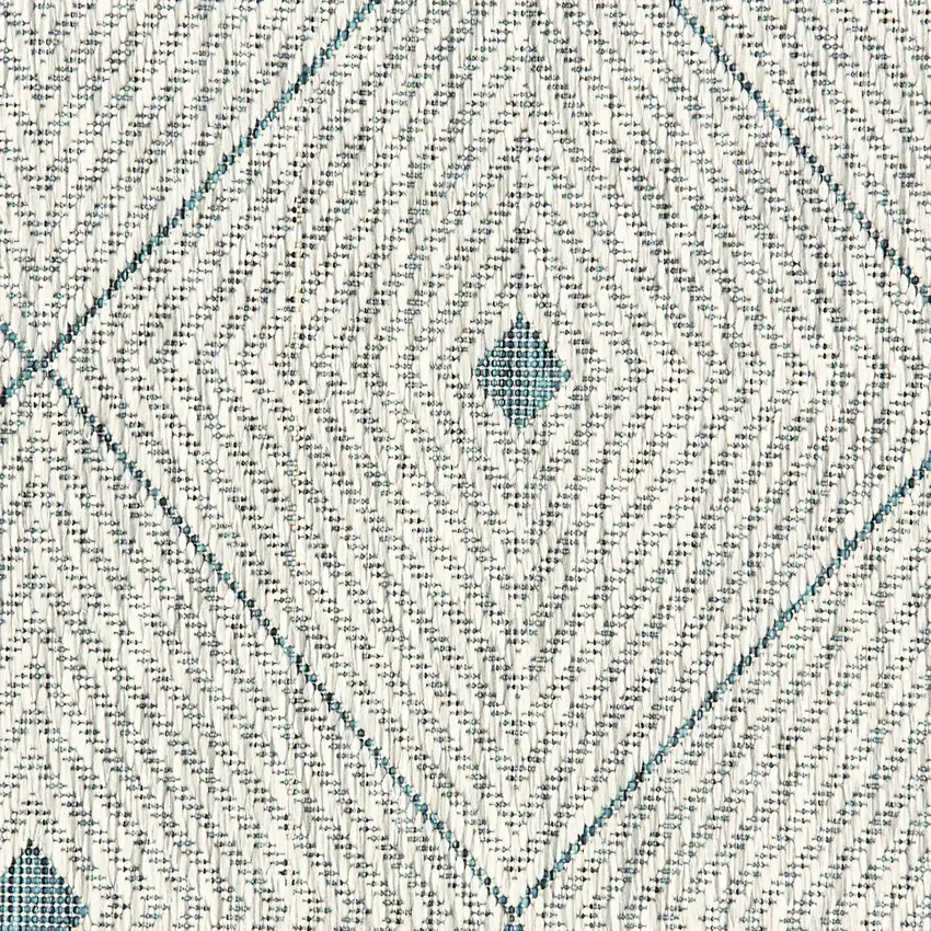 Blue Diamonds Indoor Outdoor Scatter Rug Photo 2