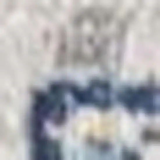 Blue and Yellow Floral Area Rug Photo 3